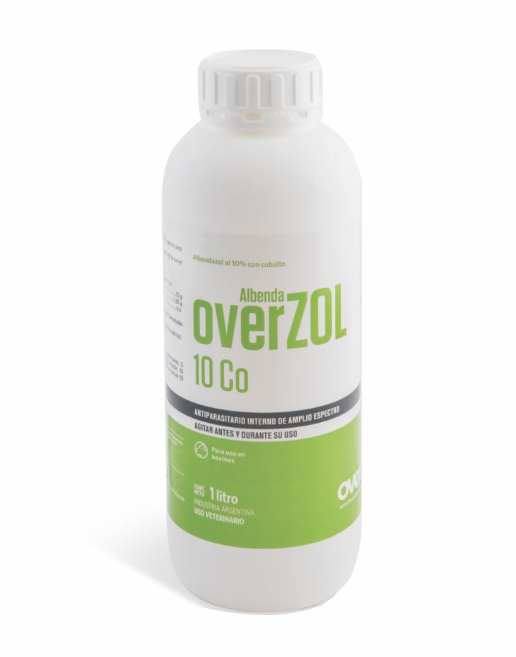 Albendazol OVER (Overzol) 10 Co | Laboratorios Over SRL